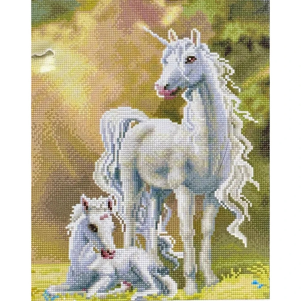 Unicorns - Diamond Art by Leisure Arts Premium Kit 16”x20”. NEW in BOX.